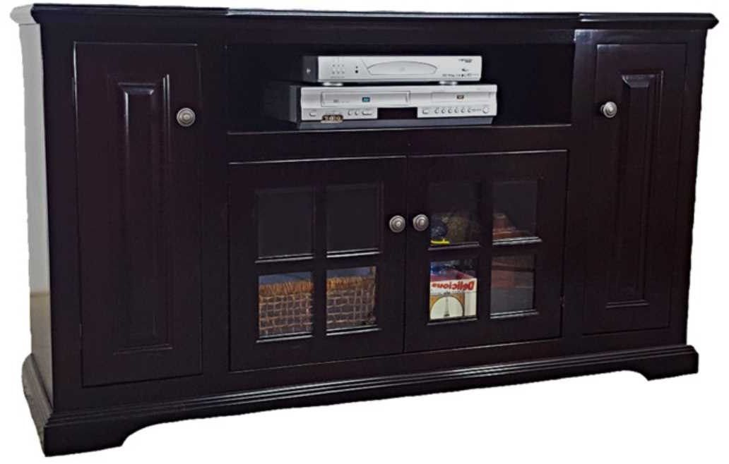 American Heartland Poplar 57" Curve TV Stand